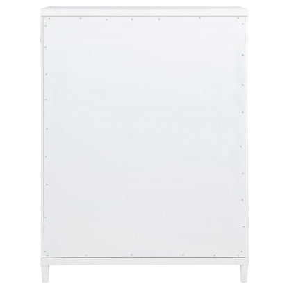 Gracemont 5-drawer Bedroom Chest of Drawers White - 225075