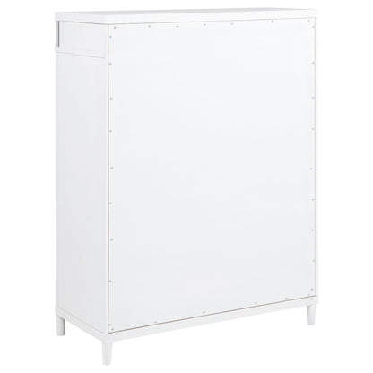 Gracemont 5-piece Eastern King Bedroom Set White - 225071KE-S5