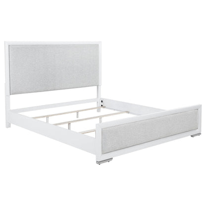 Gracemont 5-piece Eastern King Bedroom Set White - 225071KE-S5