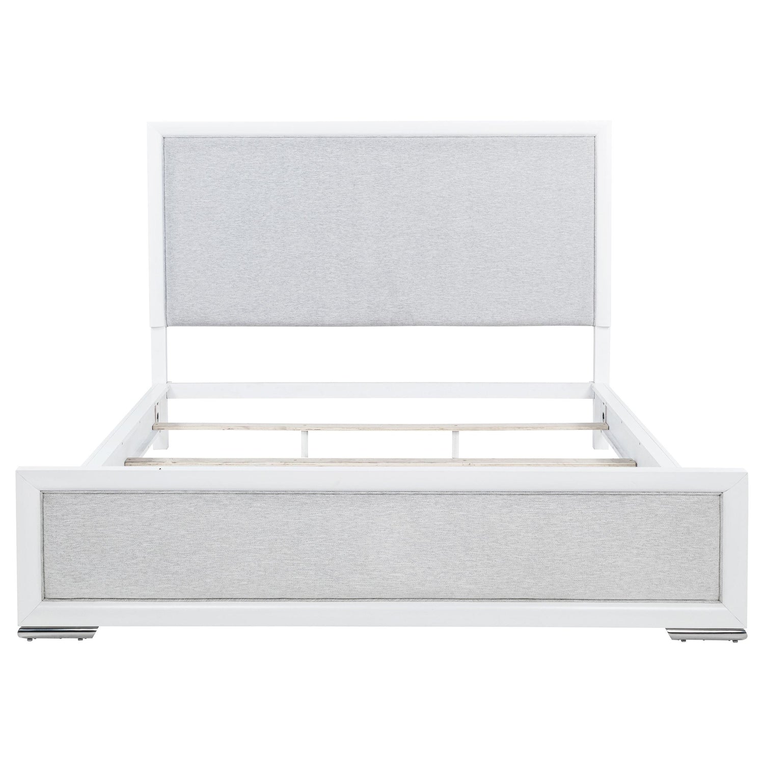 Gracemont 57-inch California King Panel Bed Grey and White - 225071KW