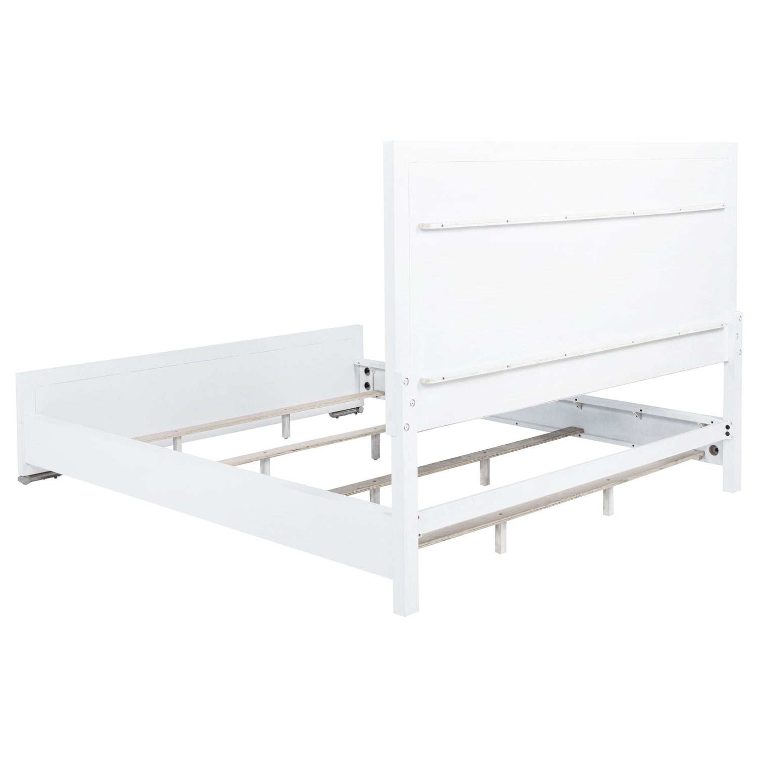 Gracemont 57-inch California King Panel Bed Grey and White - 225071KW