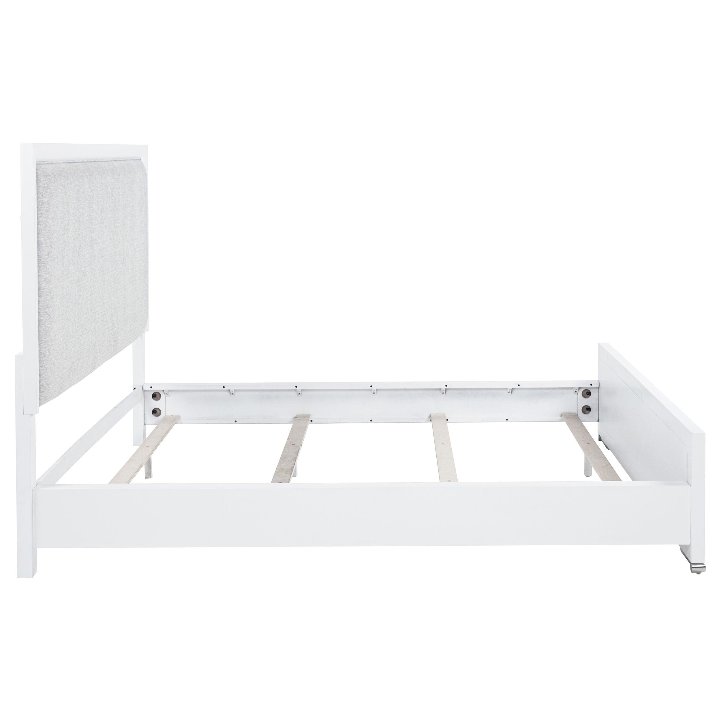 Gracemont 57-inch California King Panel Bed Grey and White - 225071KW