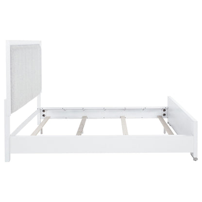 Gracemont 57-inch California King Panel Bed Grey and White - 225071KW