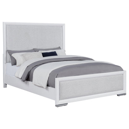 Gracemont 57-inch Queen Panel Bed Grey and White - 225071Q