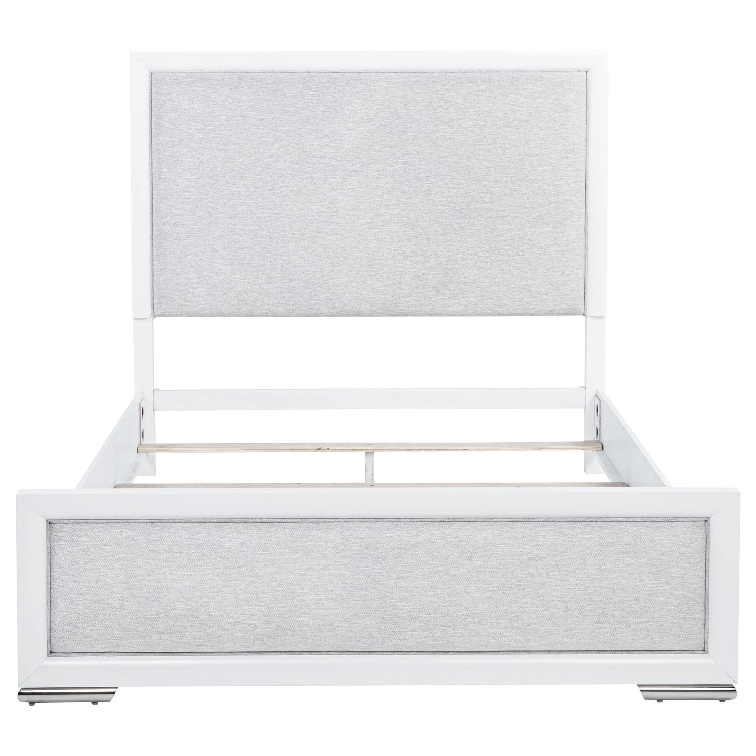 Gracemont 57-inch Queen Panel Bed Grey and White - 225071Q