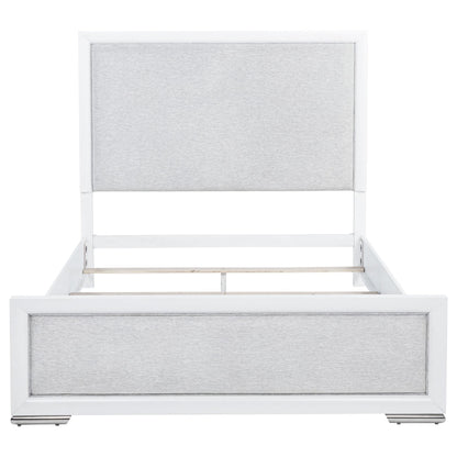 Gracemont 57-inch Queen Panel Bed Grey and White - 225071Q
