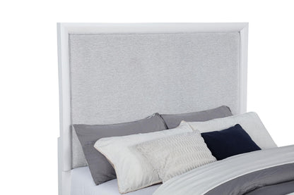 Gracemont 57-inch Queen Panel Bed Grey and White - 225071Q