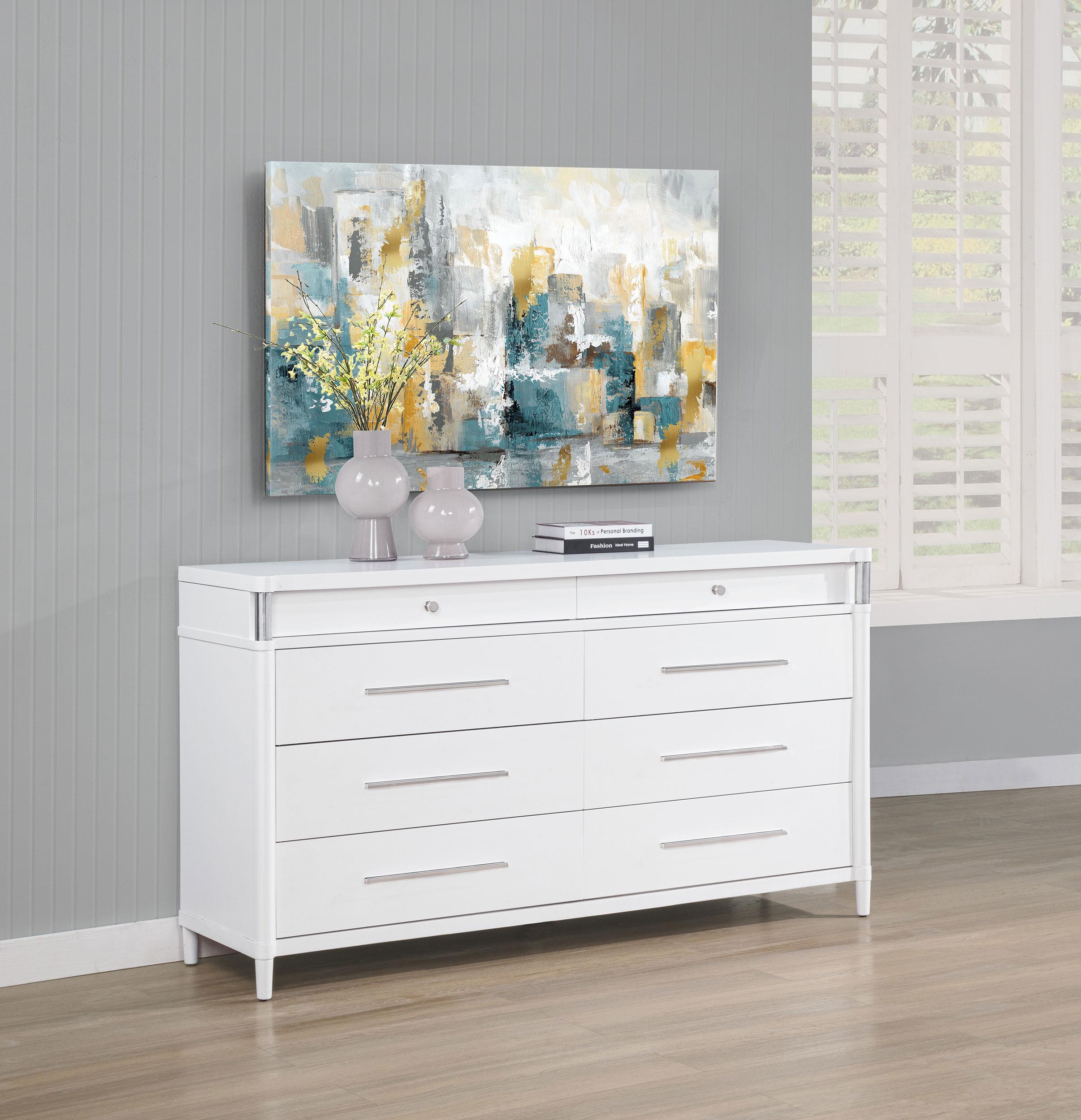 Gracemont 8-drawer Bedroom Dresser Cabinet White - 225073