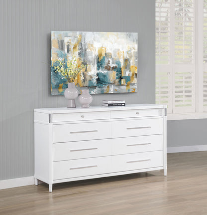 Gracemont 8-drawer Bedroom Dresser Cabinet White - 225073