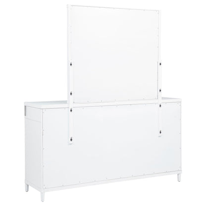 Gracemont 8-drawer Bedroom Dresser with Mirror White - 225073M
