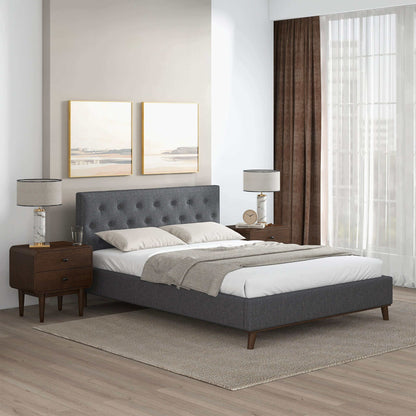 Graceville  King Fabric Platform Bed - BED00500302