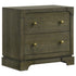 Gran Park 2-drawer Nightstand Bedside Table Dark Cocoa - 224932