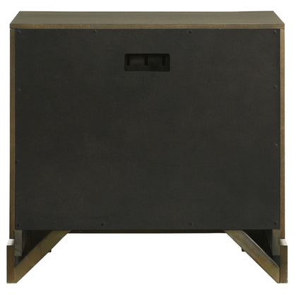 Gran Park 2-drawer Nightstand Bedside Table Dark Cocoa - 224932