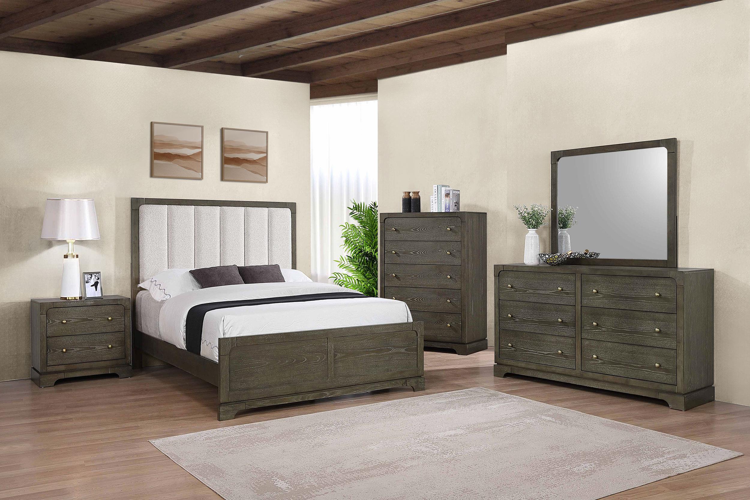 Gran Park 59-inch Eastern King Panel Bed Dark Cocoa - 224930KE