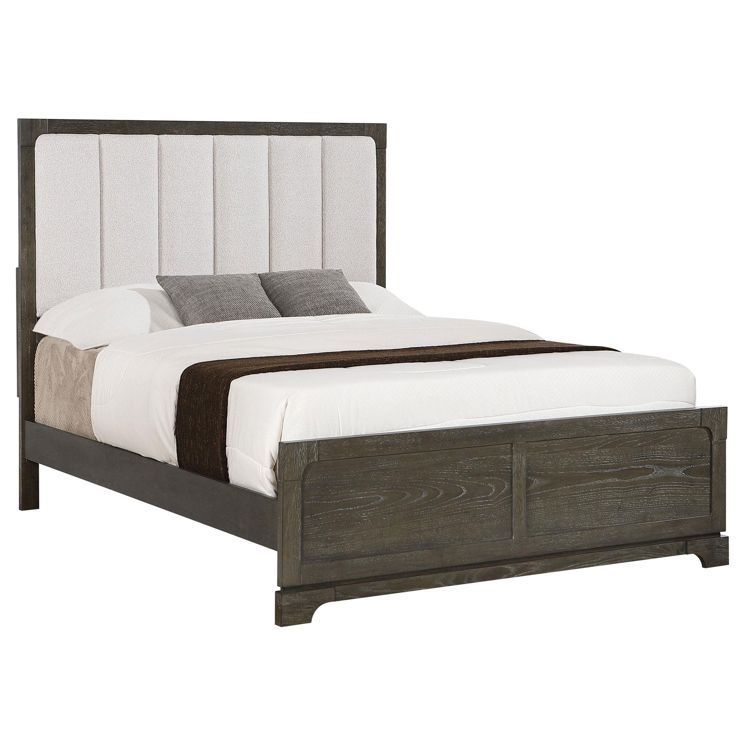 Gran Park 59-inch Eastern King Panel Bed Dark Cocoa - 224930KE