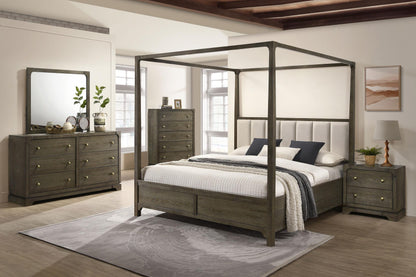 Gran Park 6-drawer Dresser and Mirror Dark Cocoa - 224933M