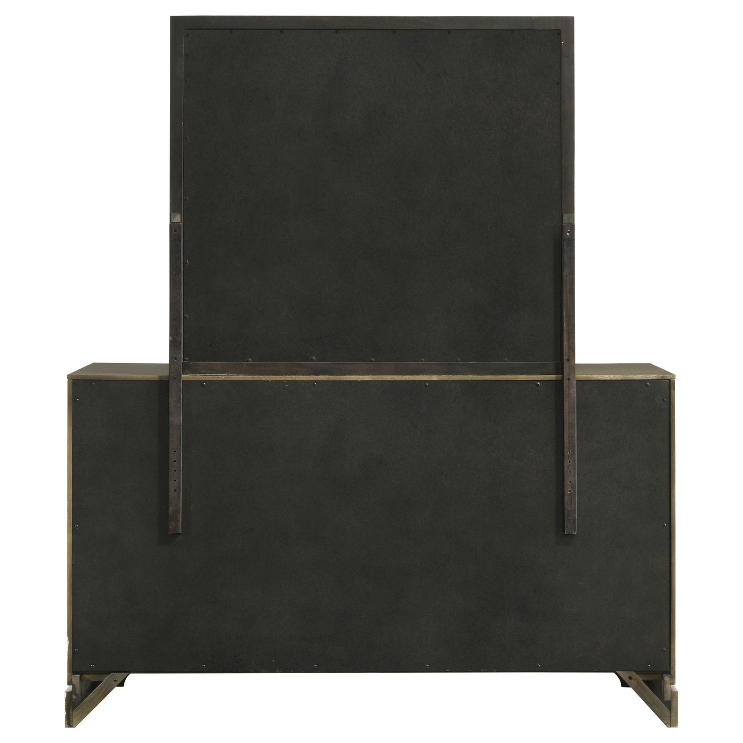 Gran Park 6-drawer Dresser and Mirror Dark Cocoa - 224933M