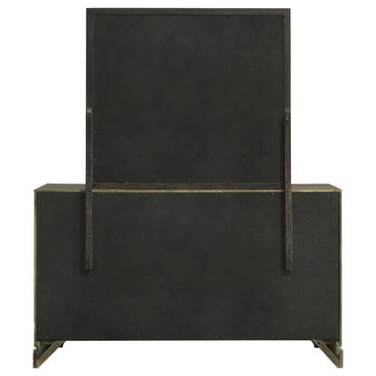 Gran Park 6-drawer Dresser and Mirror Dark Cocoa - 224933M