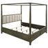 Gran Park Queen Four Poster Canopy Bed Dark Cocoa - 224931Q
