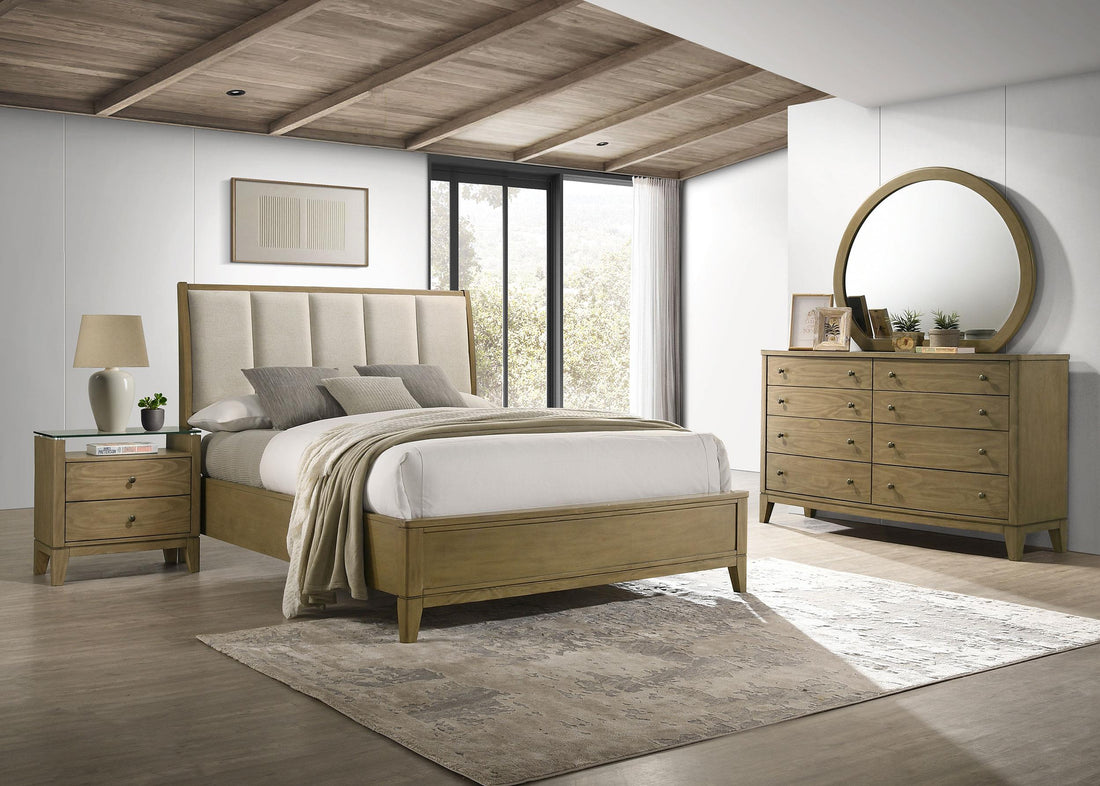 Granada 4-piece Queen Bedroom Set Natural Pine - 224921Q-S4