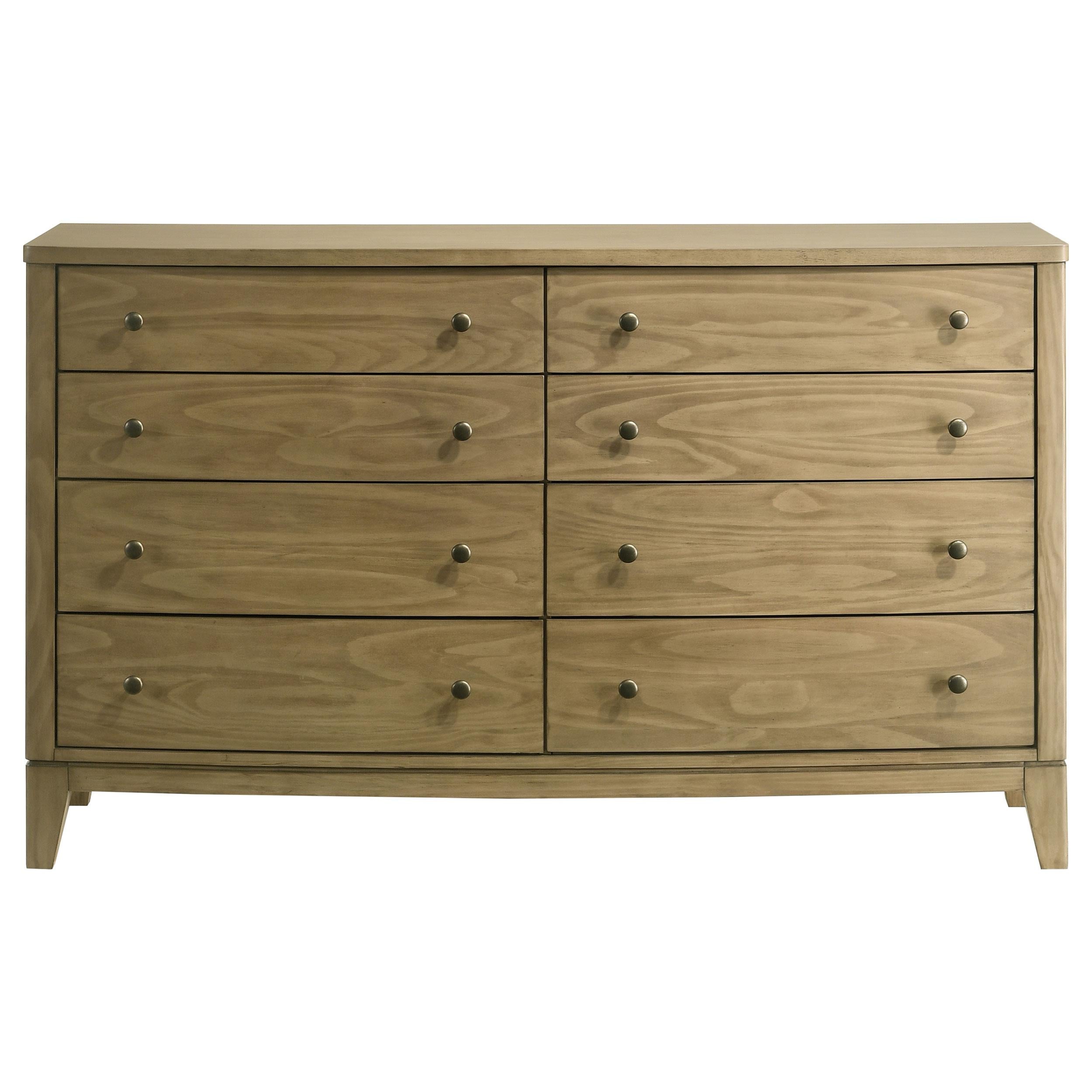 Granada 8-drawer Dresser Cabinet Natural Pine - 224923