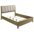 Granada Upholstered Eastern King Panel Bed Natural Pine - 224921KE