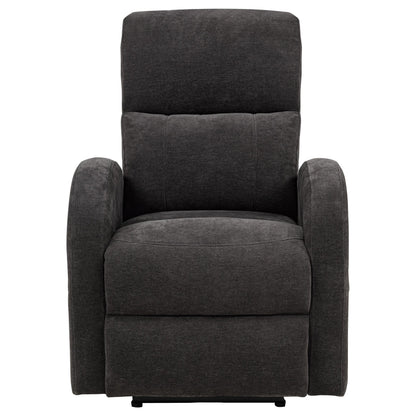 Grant Fabric Upholstered Power Recliner Chair Charcoal Grey - 603293P