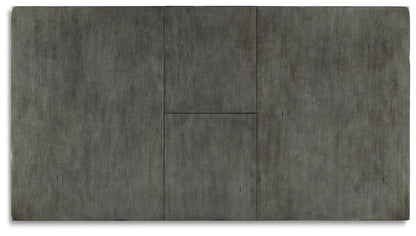 Gray Hallanden Dining Table and 6 Chairs with Storage - PKG010486