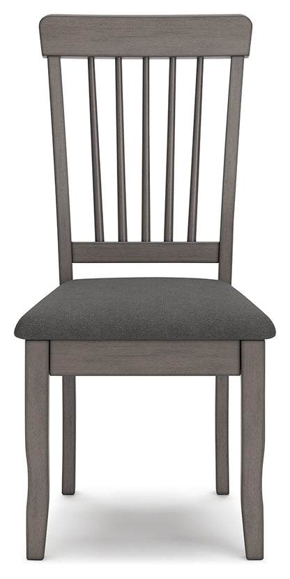 Gray Shullden Dining Table and 2 Chairs - PKG015400