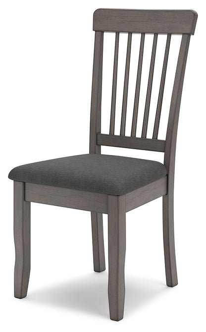 Gray Shullden Dining Table and 2 Chairs - PKG015400