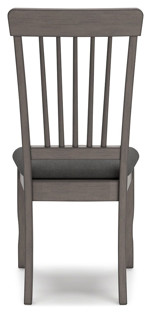 Gray Shullden Dining Table and 2 Chairs - PKG015400