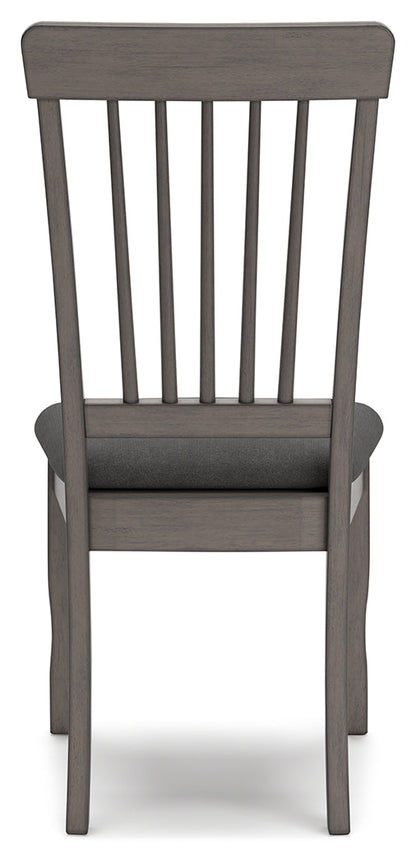 Gray Shullden Dining Table and 2 Chairs - PKG015400