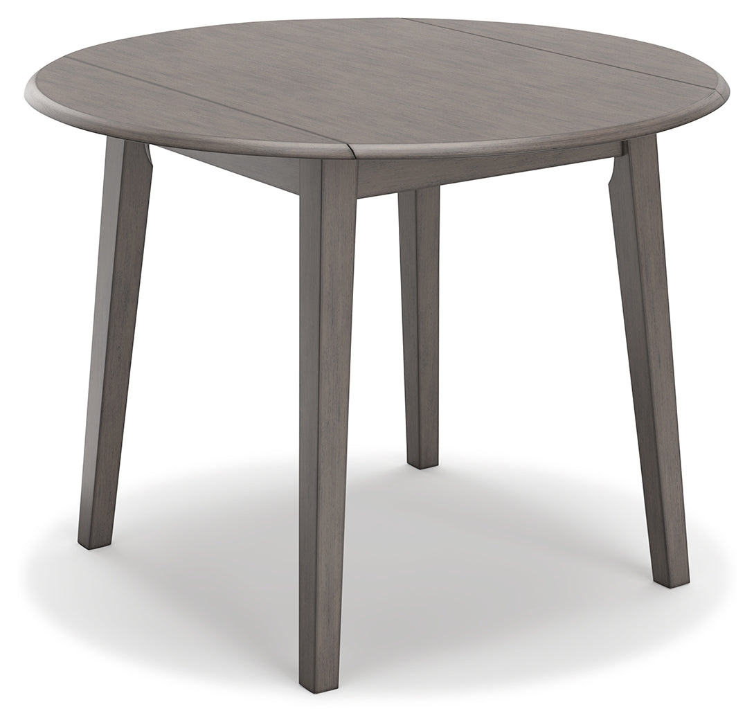 Gray Shullden Dining Table and 2 Chairs - PKG015400