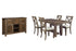 Grayish Brown Moriville Dining Table and 4 Chairs with Storage - PKG002104