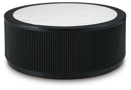 Grayman Black Coffee Table - T650-8