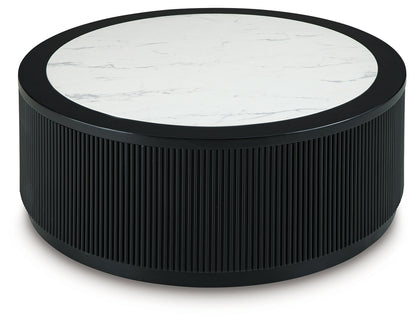 Grayman Black Coffee Table - T650-8