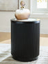 Grayman Black End Table - T650-6