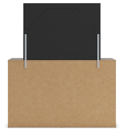 Graystorm Brown Gray Dresser and Mirror - PCB2405B1