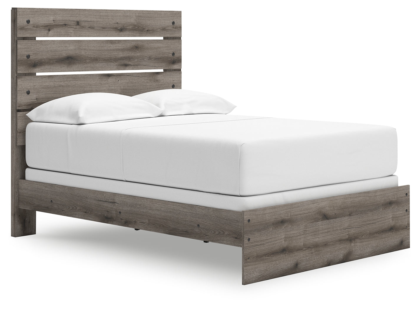 Graystorm Brown Gray Full Panel Bed - PCB2405B13
