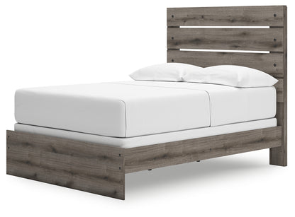 Graystorm Brown Gray Full Panel Bed - PCB2405B13