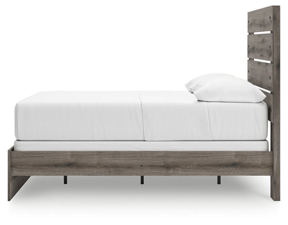 Graystorm Brown Gray Full Panel Bed - PCB2405B13