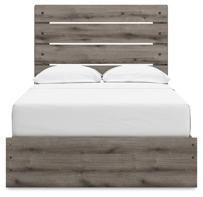 Graystorm Brown Gray Full Panel Storage Bed - PCB2405B16