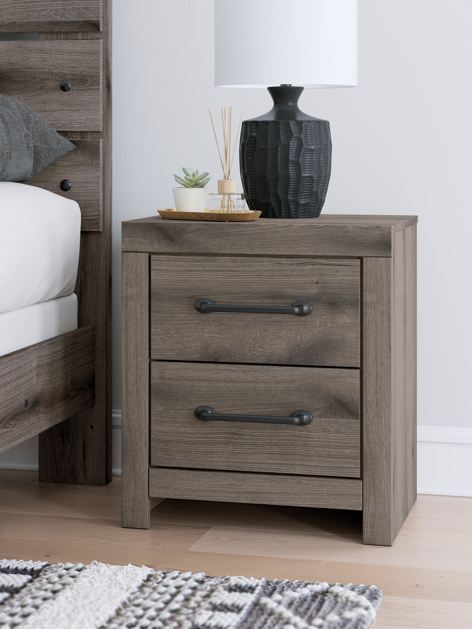 Graystorm Brown Gray Nightstand - PCB2405-92