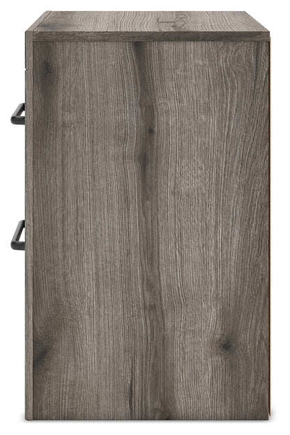 Graystorm Brown Gray Nightstand - PCB2405-92