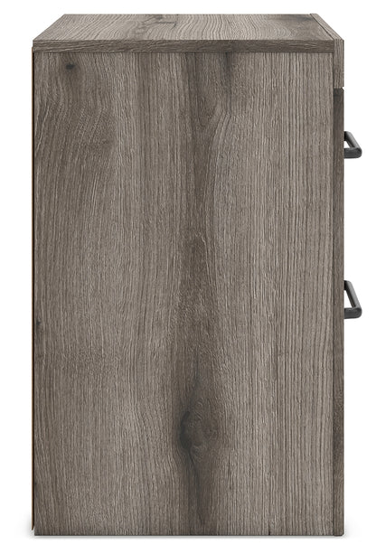 Graystorm Brown Gray Nightstand - PCB2405-92