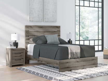 Graystorm Brown Gray Queen Panel Bed - PCB2405B2