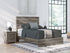 Graystorm Brown Gray Queen Panel Bed - PCB2405B2