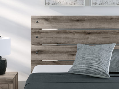 Graystorm Brown Gray Queen Panel Bed - PCB2405B2
