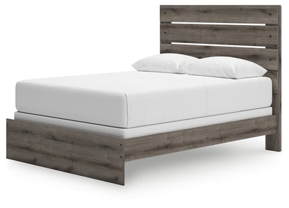 Graystorm Brown Gray Queen Panel Bed - PCB2405B2