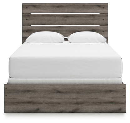 Graystorm Brown Gray Queen Panel Bed - PCB2405B2